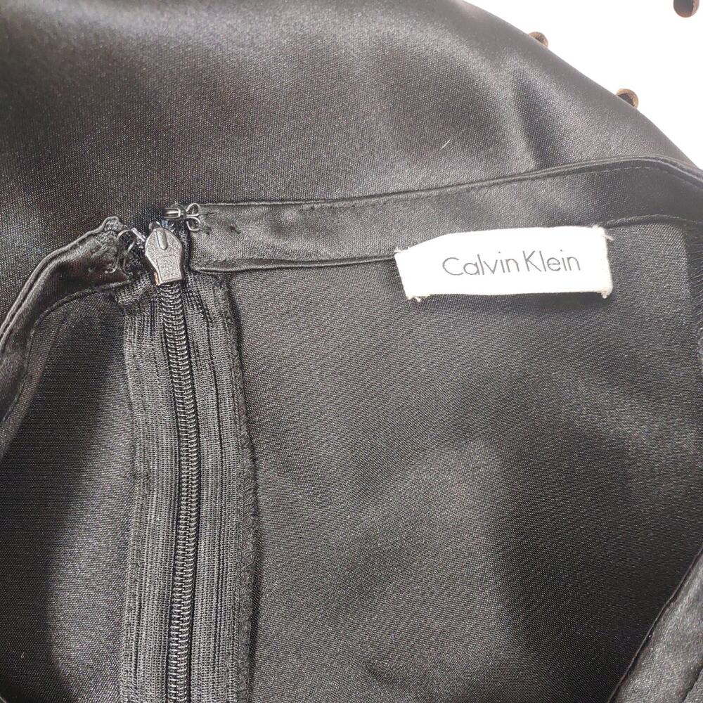 Calvin Klein Black Satin Maxi Skirt, Size XXL - Picture 4 of 4